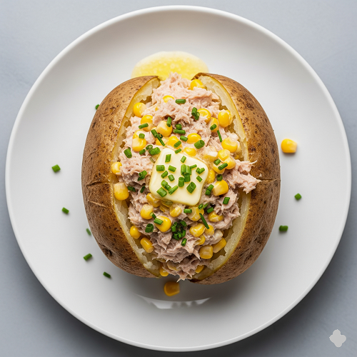 Baked Potato With Tuna Mayo & Sweetcorn 