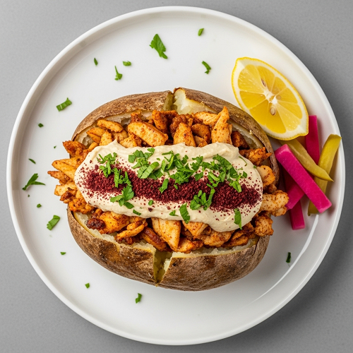 Baked Potatoes With Prawn Cocktail 